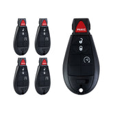 Car Key Fob fit for 2013-2017 Dodge Ram1500 Keyless Entry Remote Start Control 4 Button GQ4-53T  KR-D4RE